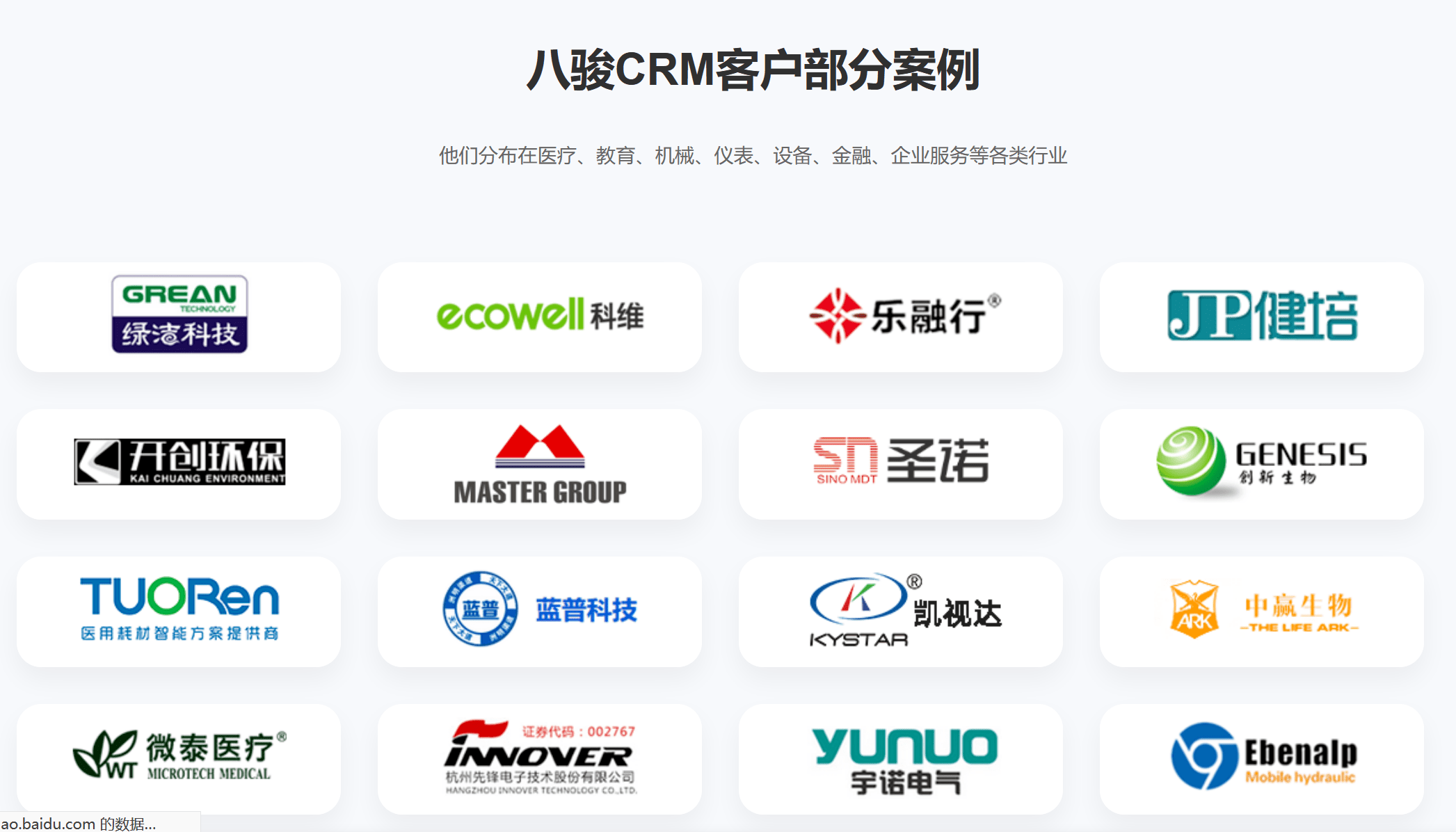 哪些企業(yè)在用CRM 哪些企業(yè)在用CRM