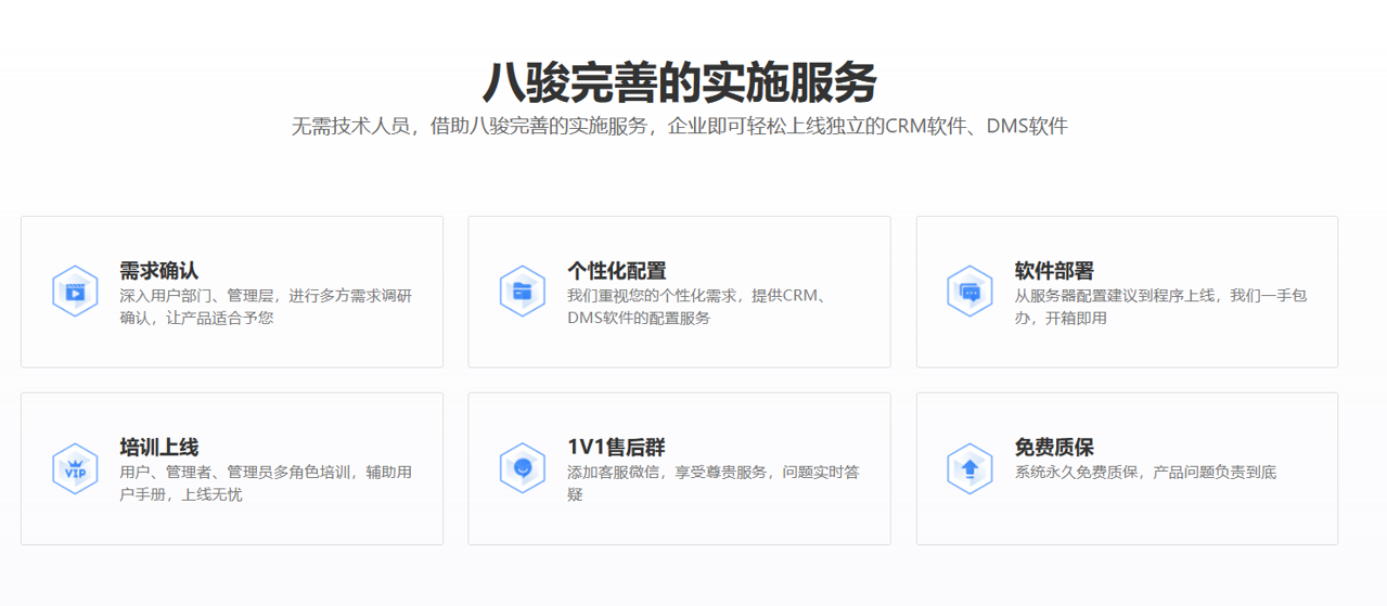 八駿實施服務(wù)標(biāo)準(zhǔn)