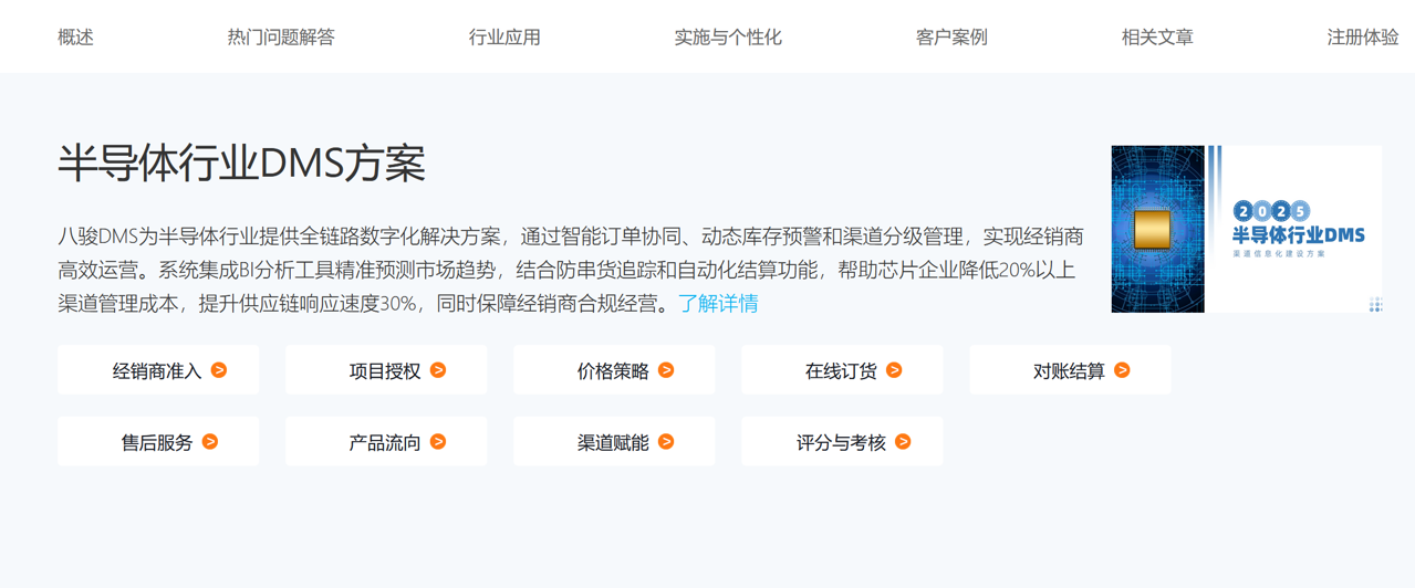 半導(dǎo)體行業(yè)DMS 半導(dǎo)體行業(yè)DMS